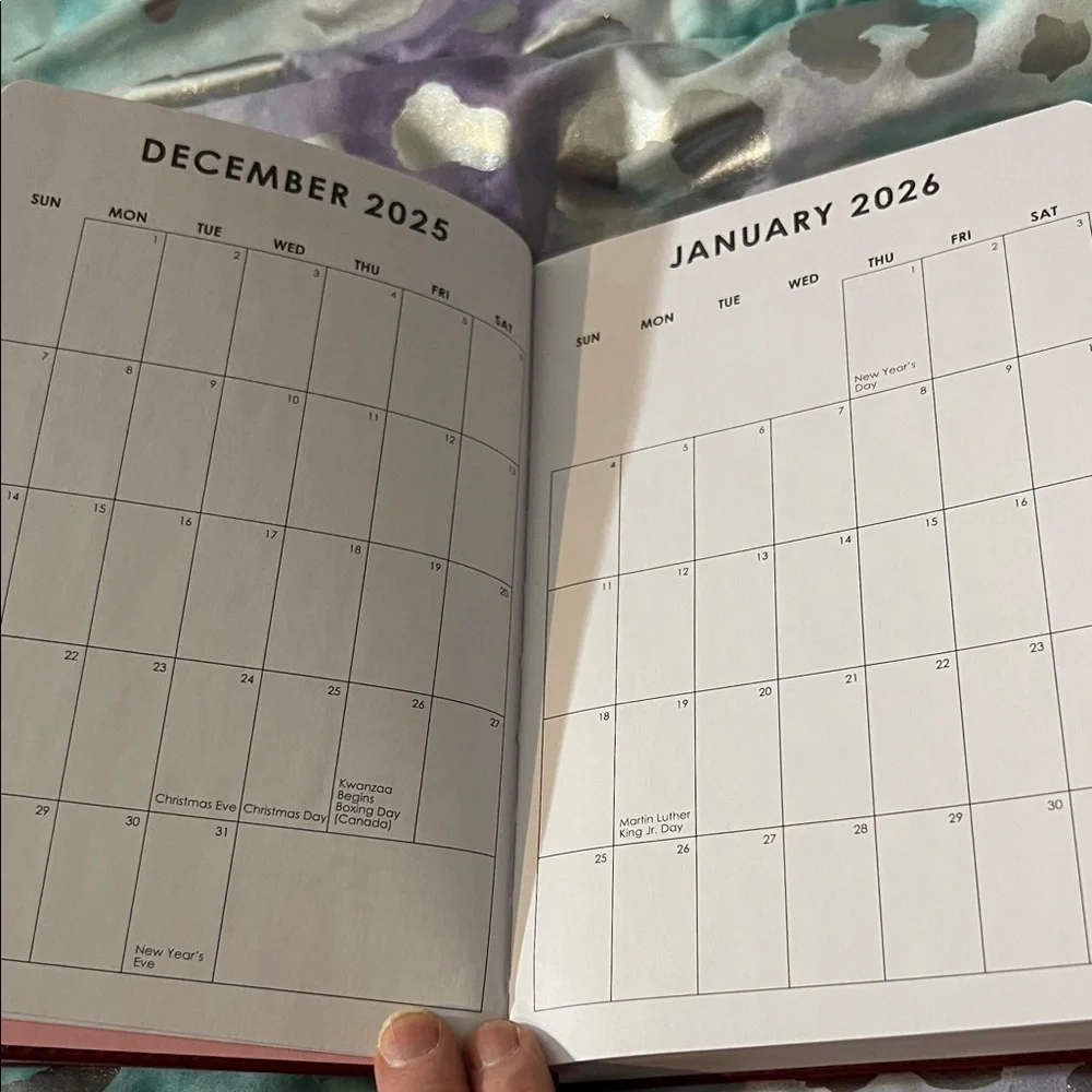 Red Faith Hope Love Planner-NWT
